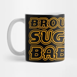 Brown Suga Babe, Golden, Black Queen, Black Girl Magic, African American Woman Mug